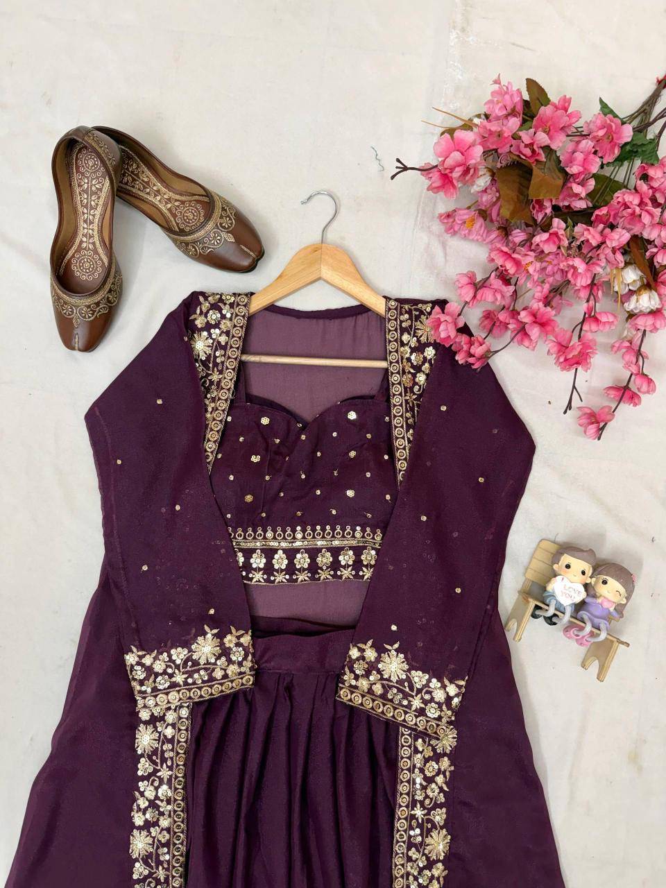 INDOWESTERN VF 227 GEORGETTE Lehenga choli bulk order suppliers in pune